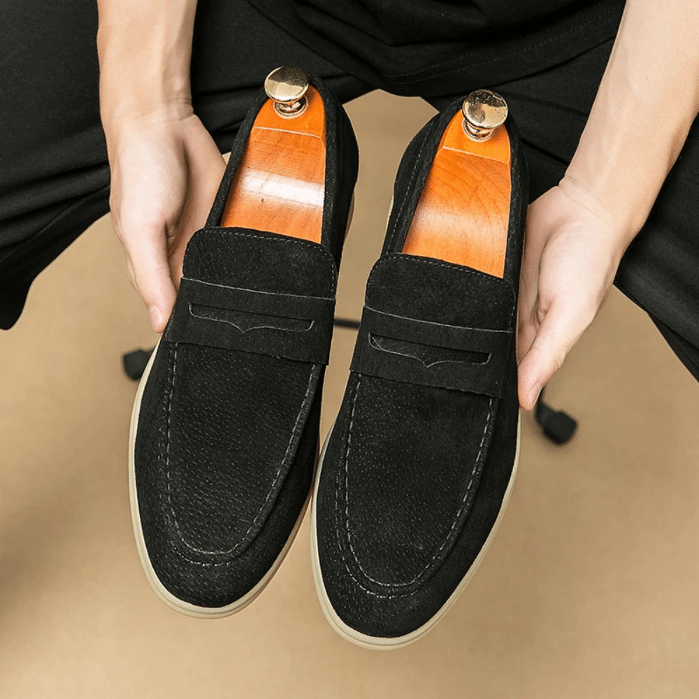 Leren Loafer Moccasin voor Mannen Liverpool Zevian