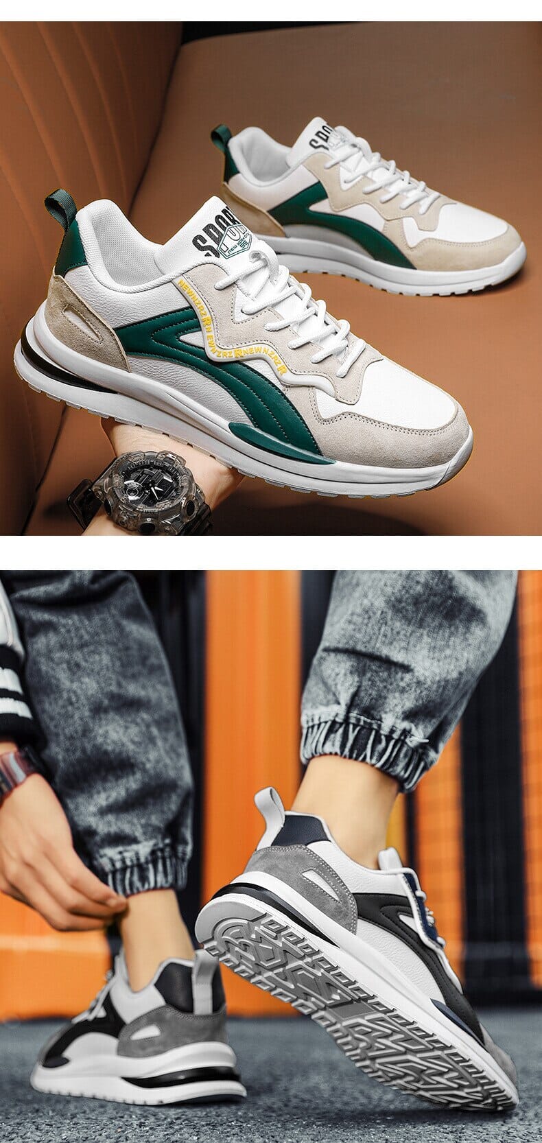 Heren Casual Sneakers Straatstijl