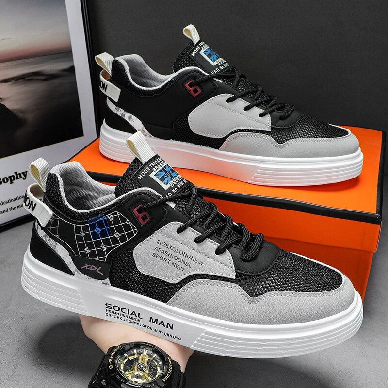 Heren Casual Sneakers - Nieuwe Stijl
