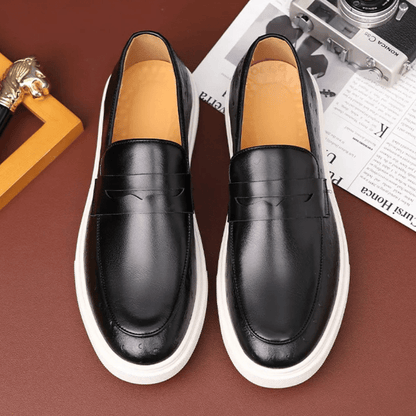 Leren Instapper Moccasin voor Mannen Zevian