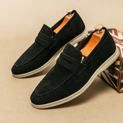 Leren Loafer Moccasin voor Mannen Liverpool Zevian