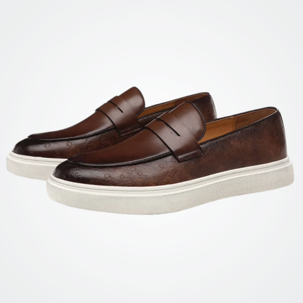 Leren Instapper Moccasin voor Mannen Zevian