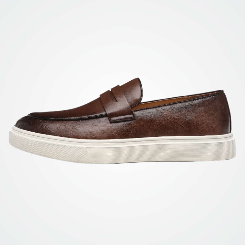 Leren Instapper Moccasin voor Mannen Zevian