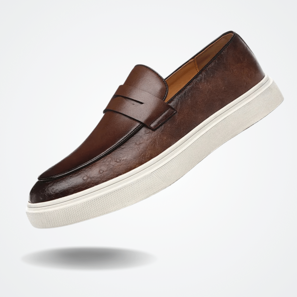 Leren Instapper Moccasin voor Mannen Zevian