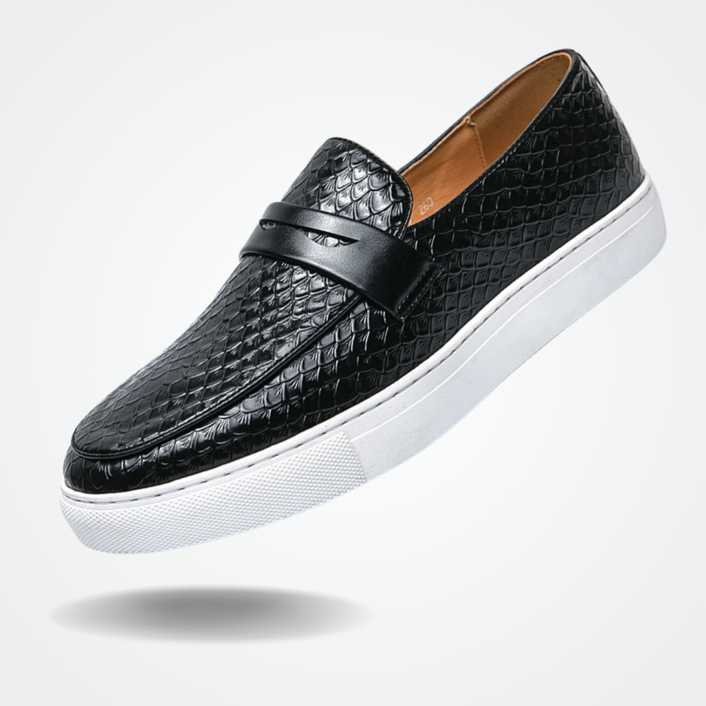 Leren Moccasin Instapper voor Mannen Toulon Zevian