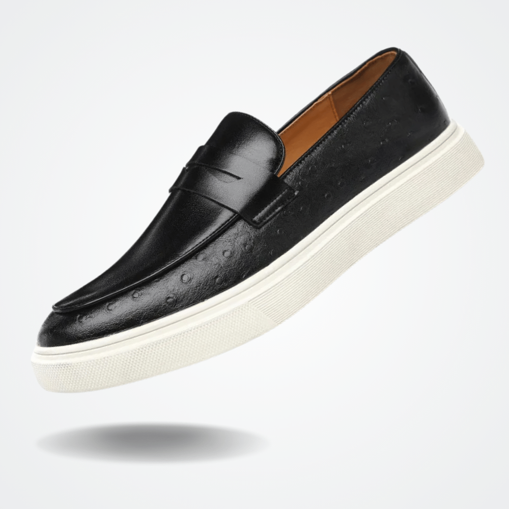Leren Instapper Moccasin voor Mannen Zevian