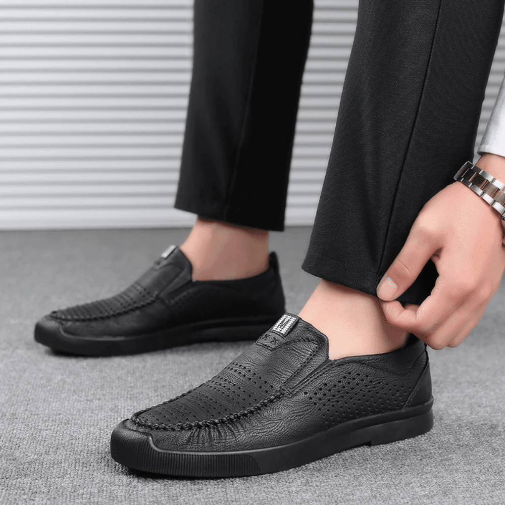 Heren Leren Mocassins Milan Zevian