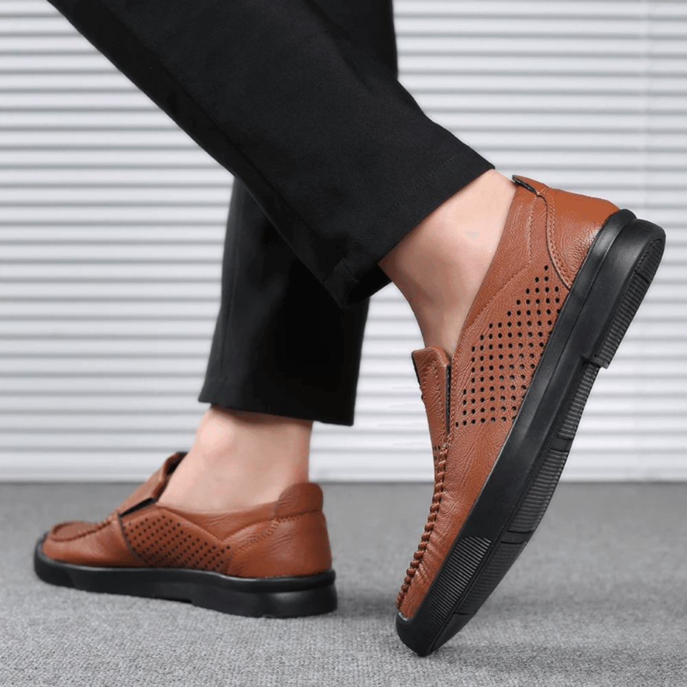 Heren Leren Mocassins Milan Zevian