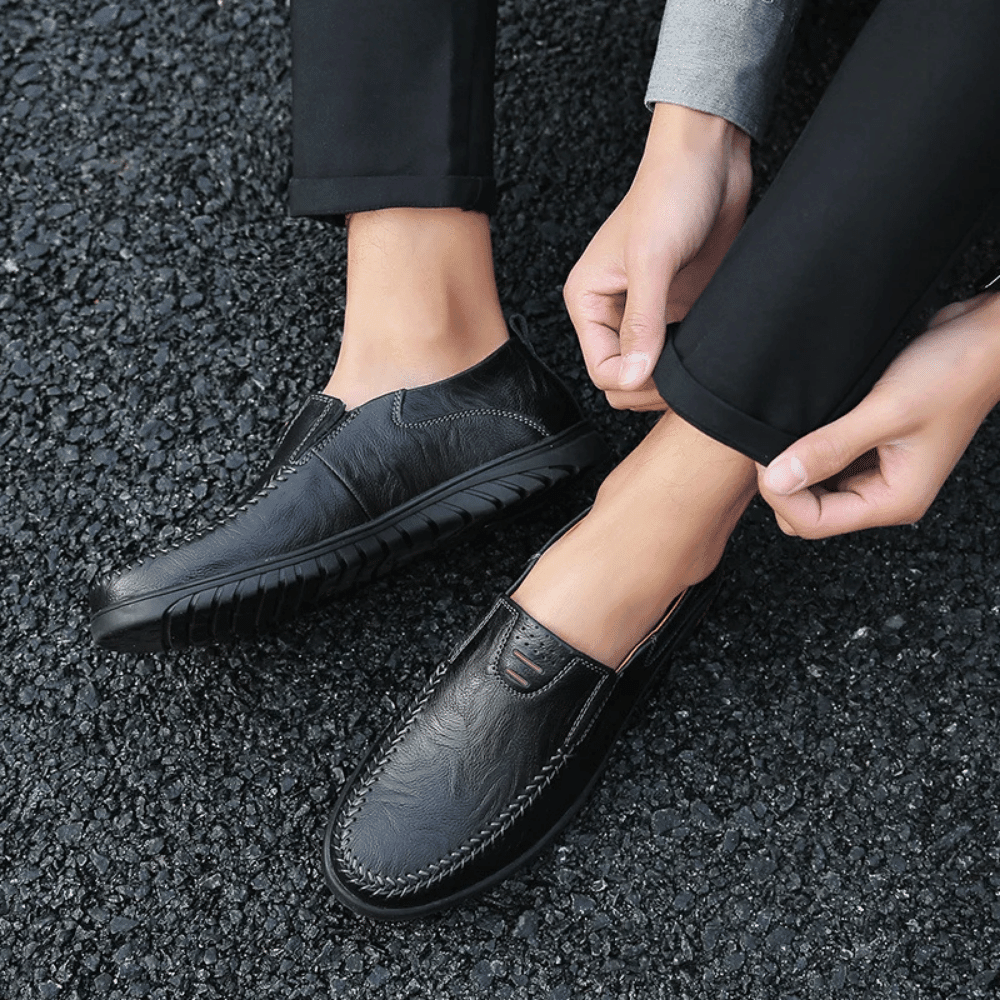Heren Leren Moccasin Pisa Zevian