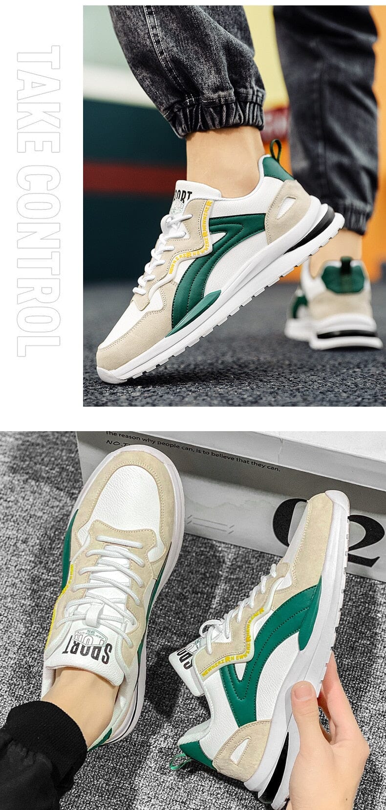 Heren Casual Sneakers Straatstijl
